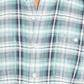 Camisa casual masculina Tommy Bahama com botões xadrez verde tamanho extragrande