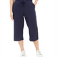 Calça Capri de Malha Feminina Karen Scott Azul Tamanho P