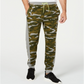 Calça camuflada com cordão Ideology masculina, verde, tamanho X-G
