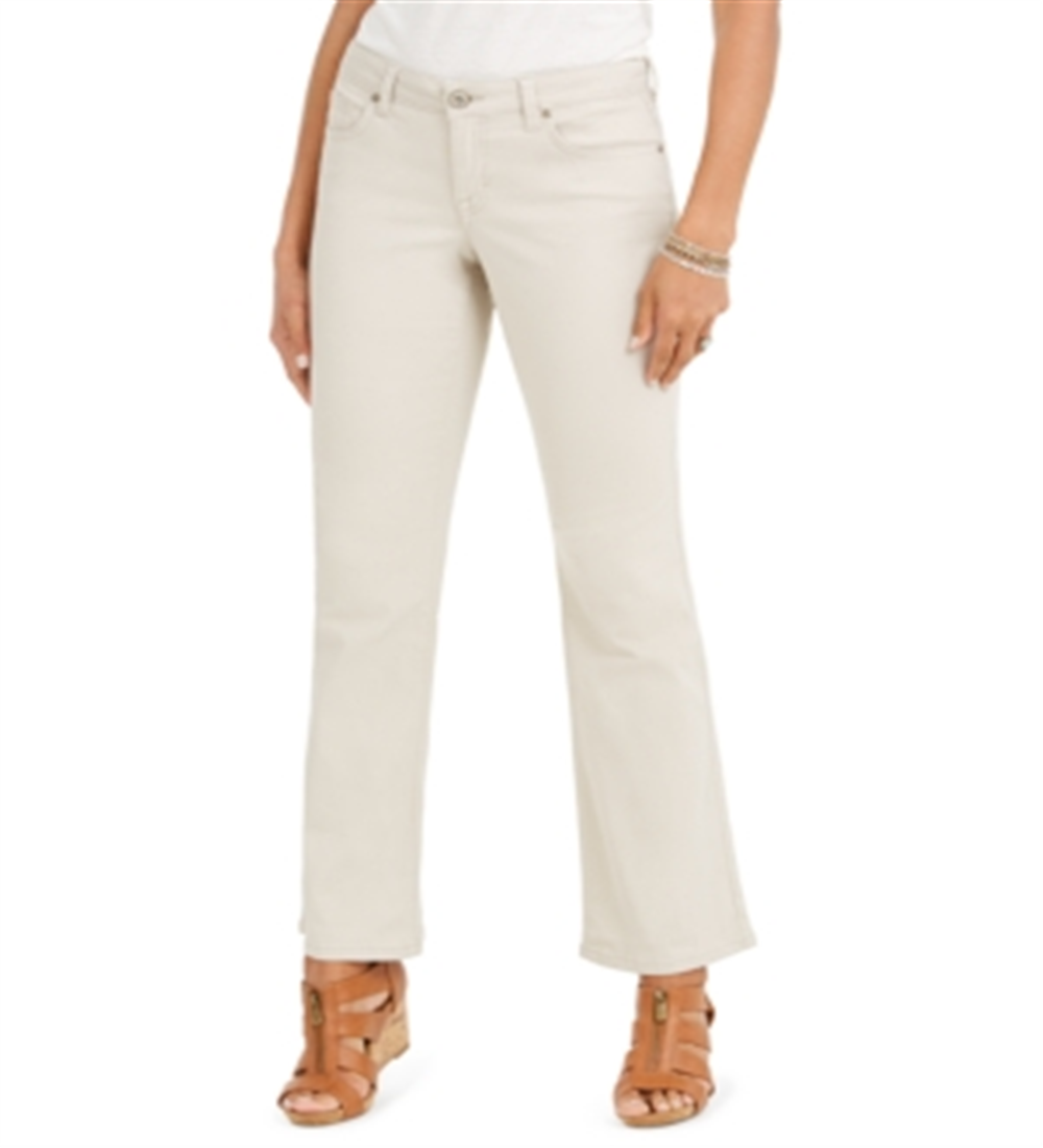 Jeans Curvy Fit Bootcut Feminino Style &amp; Co Marrom Tamanho 18
