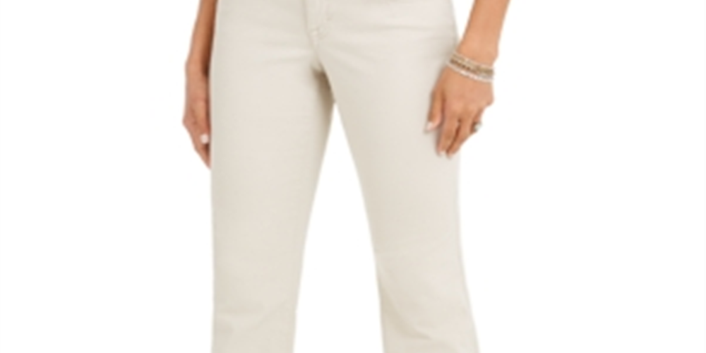 Jeans Curvy Fit Bootcut Feminino Style &amp; Co Marrom Tamanho 18