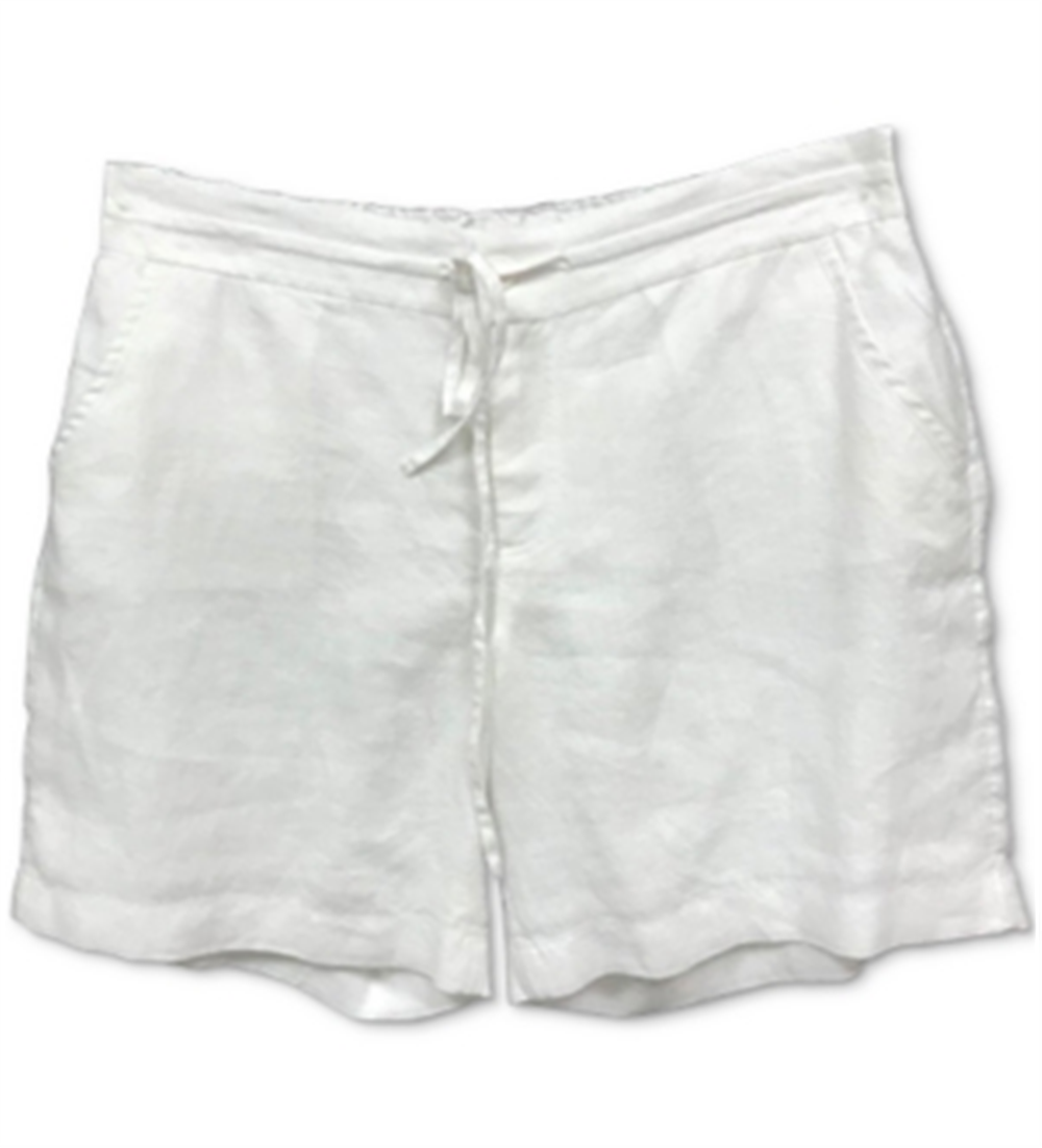 Shorts femininos Charter Club, branco, tamanho grande