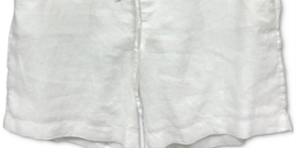 Shorts femininos Charter Club, branco, tamanho grande