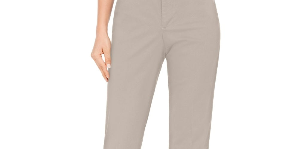 Calça feminina Charter Club com controle de barriga, bege, tamanho 18