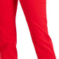 Calça jeans feminina Lexington reta, vermelha, tamanho 4, Charter Club