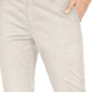 Calça Chino Bootcut de Algodão Feminina Style &amp; Co Bege Tamanho 18