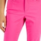 Calça jeans feminina Charter Club Tummy Control Bristol Capri rosa tamanho 10