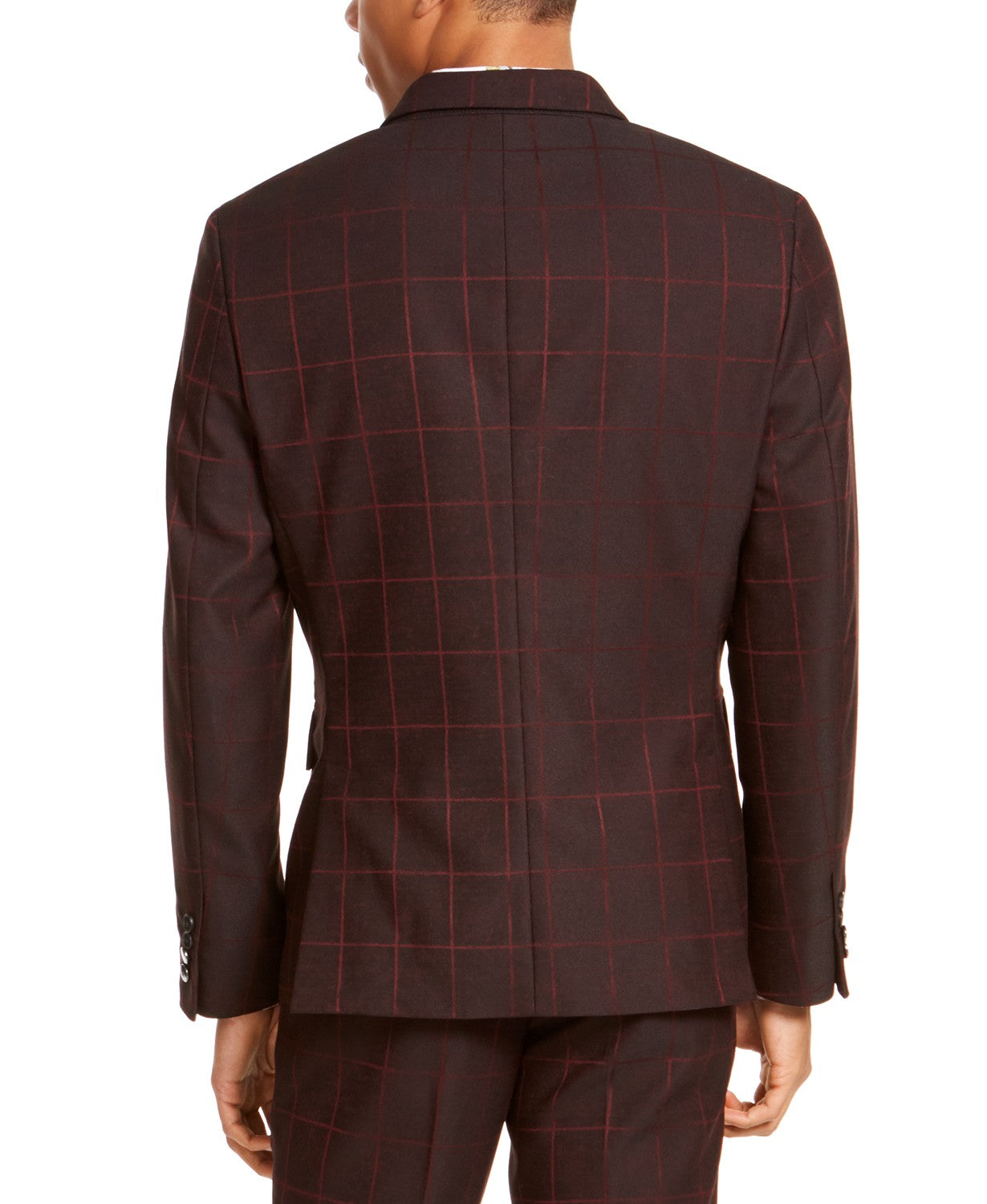INC International Concepts Terno Masculino Separado Alto Slim Fit Blazer Elástico Preto Tamanho XX-Grande