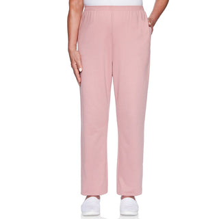 Calça casual feminina Alfred Dunner All About Ease vermelha tamanho pequeno P