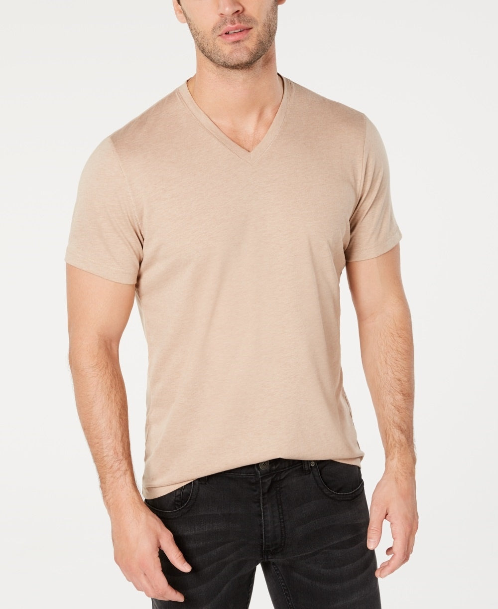 Camiseta masculina mesclada INC International Concepts bege tamanho XX-G