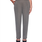 Calça listrada feminina Alfred Dunner Sapphire Skies cinza tamanho 16 pequena