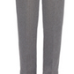 Calça listrada feminina Alfred Dunner Sapphire Skies cinza tamanho 16 pequena