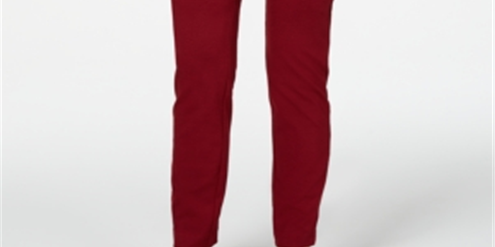 Calças femininas Charter Club Cambridge Pull on Ponte Merlot tamanho 12S
