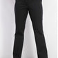 Calça feminina Alfani com cinto, lisa, reta, para usar no trabalho, preta, tamanho 4