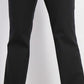 Calça feminina Alfani com cinto, lisa, reta, para usar no trabalho, preta, tamanho 4