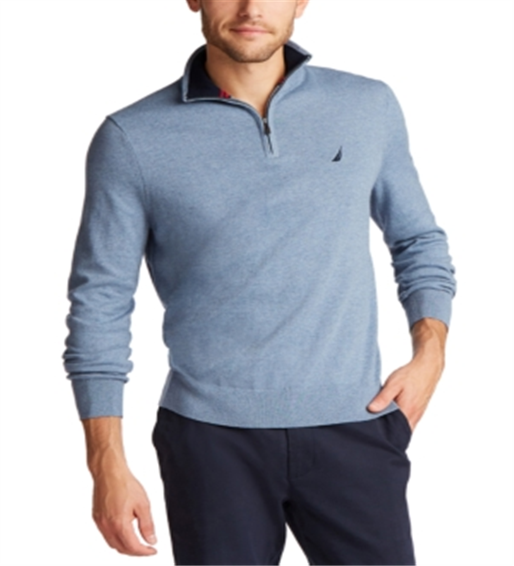 Camisa xadrez masculina Nautica mini xadrez resistente a rugas, verde, tamanho 4XL