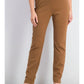 Calça skinny feminina Charter Club para noite, marrom, tamanho 12