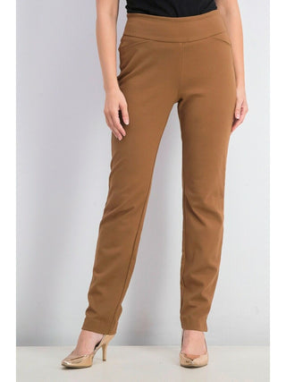 Charter Club Women's Skinny Evening Pants Brown Size 12