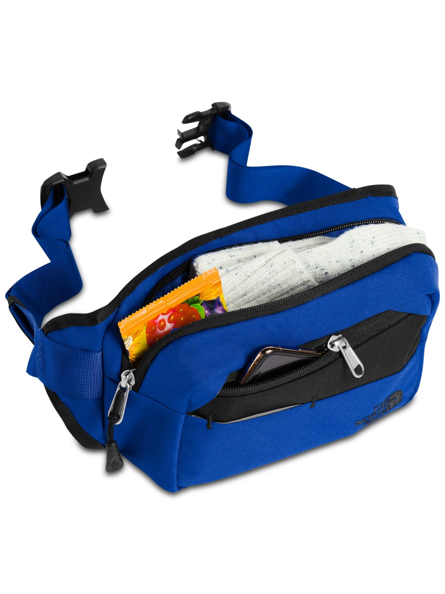 The North Face Bolsa de Viagem Masculina com Cinto e Pochete Azul Tamanho Regular