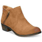 Botas femininas American Rag Abby Ankle Boots Marrom Tamanho 10 M