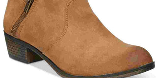 Botas femininas American Rag Abby Ankle Boots Marrom Tamanho 10 M