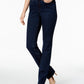 Calça jeans feminina Charter Club Lexington reta azul tamanho 18
