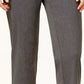 Calça feminina Alfred Dunner Classics Allure Slim Leg, cinza, tamanho 14