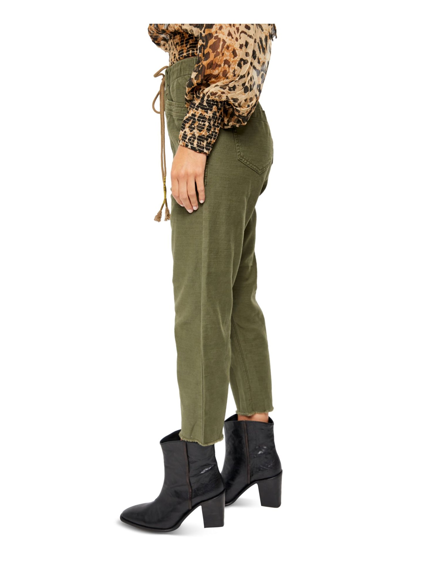 Calça Feminina Free People Verde Tamanho X-Grande