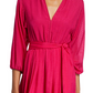 Vestido Joie Feminino Favia com Cintura Amarrada e Manga 3/4 Rosa Tamanho X-S