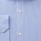 Camisa social listrada masculina Vince Camuto, azul, tamanho 14