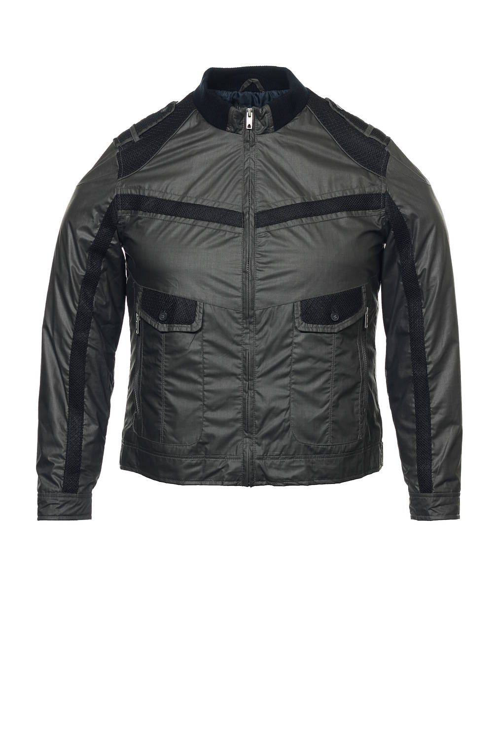 Jaqueta Tasso Elba Masculina Color Block Branca Combinação Tamanho XX-G