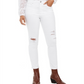 Calça jeans skinny feminina Style &amp; Co, branca, tamanho 14