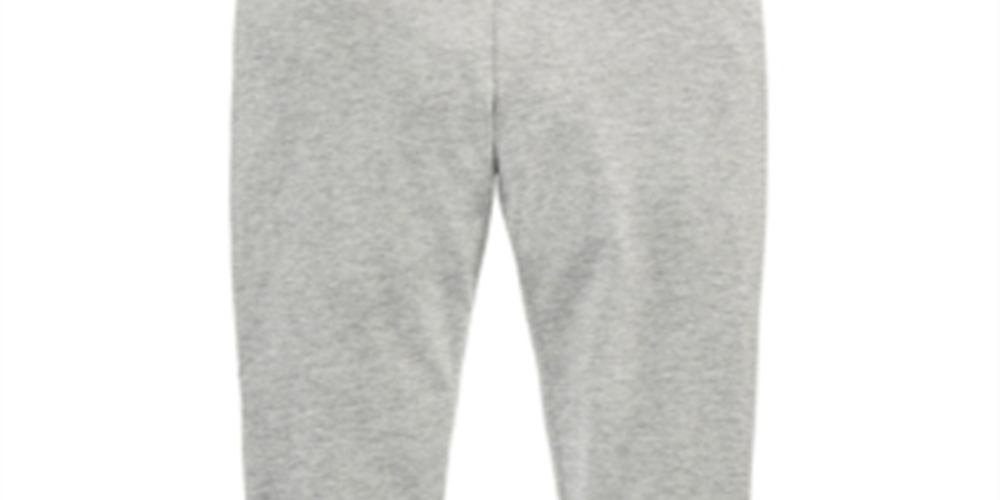 Leggings com estampa de borda para meninas Epic Threads, cinza, tamanho 4T