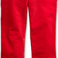 Calça Ralph Lauren Boy's Madison Stretch Corduroy Slim Fit Vermelha Tamanho 3T