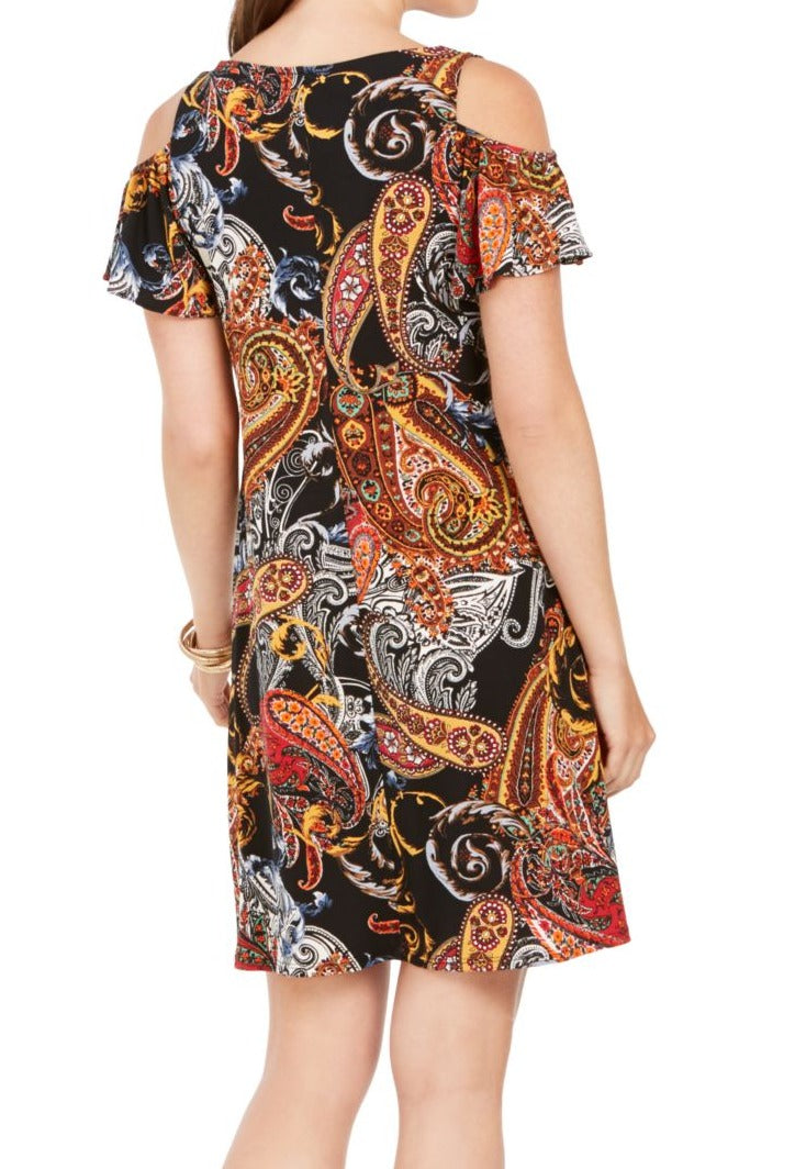 Vestido tubinho feminino MSK com ombros descobertos, amarelo, tamanho pequeno grande