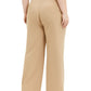 Calça feminina casual com bolso e cinto, INC International Concepts, bege, tamanho 14W