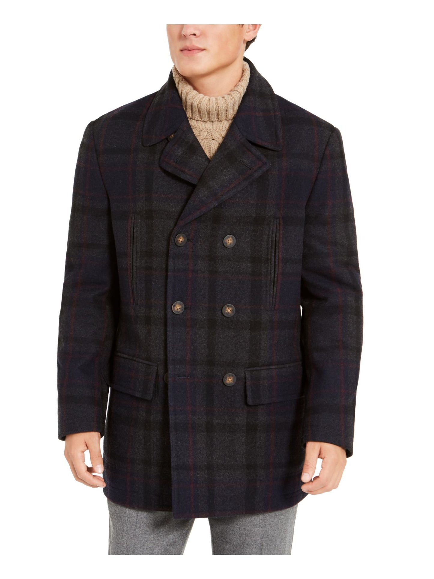 Sobretudo Ralph Lauren Masculino Trespassado Preto Tamanho 44