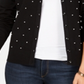 Cardigan feminino com detalhes de pérolas Charter Club, preto, tamanho pequeno