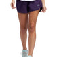 Shorts de corrida fitness feminino Adidas roxo tamanho médio