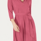 Vestido feminino sólido MIDI Charter Club rosa tamanho pequeno XL