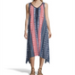 Vestido de malha estampado feminino John Paul Richard, rosa, tamanho médio