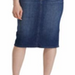 Saia jeans feminina Ralph Lauren Curvy Sculpted azul tamanho 8