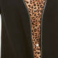 Cardigan feminino Charter Club com zíper frontal aberto, preto, tamanho XX-G