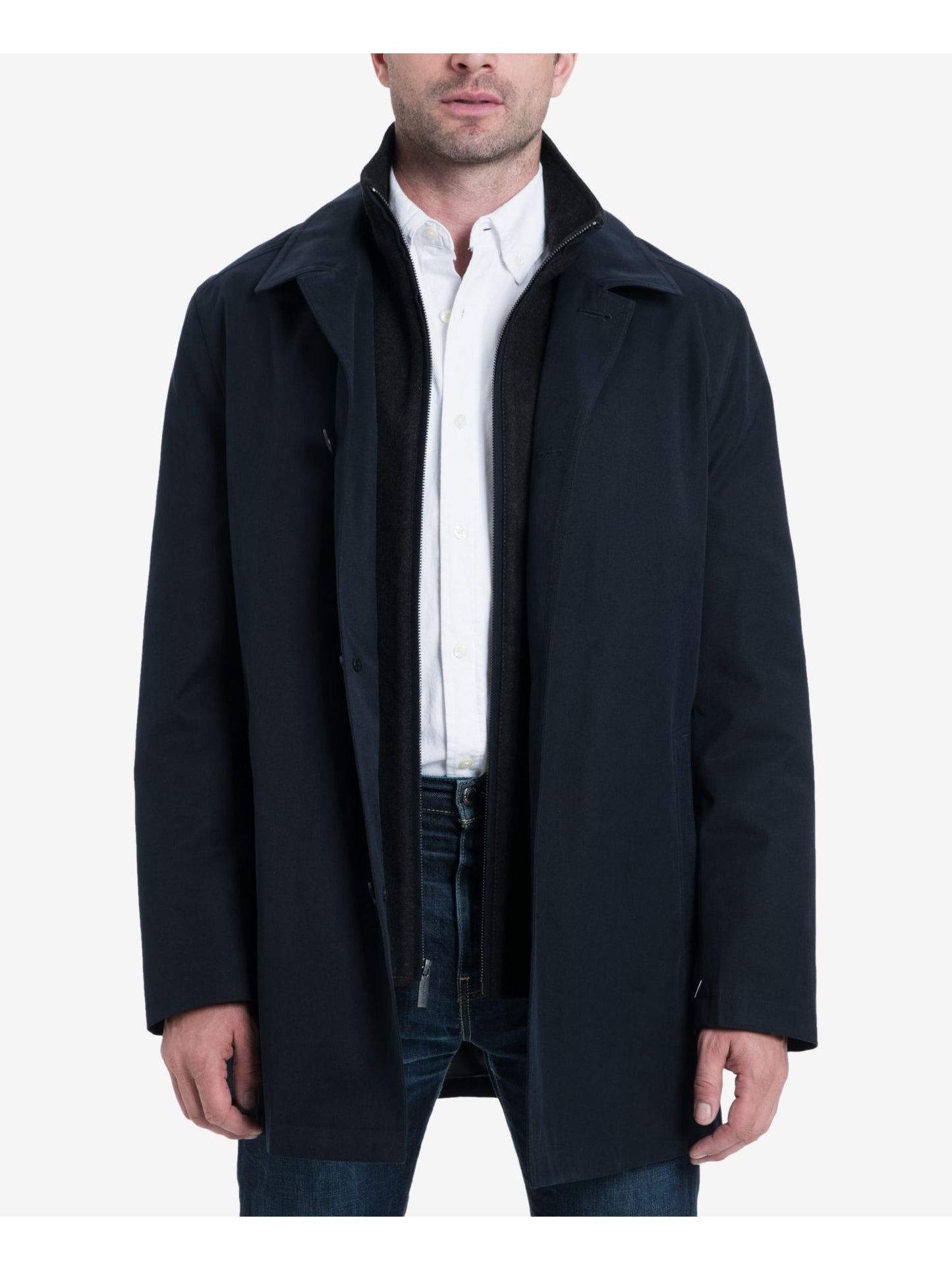 London Fog Masculino Preto Tamanho P