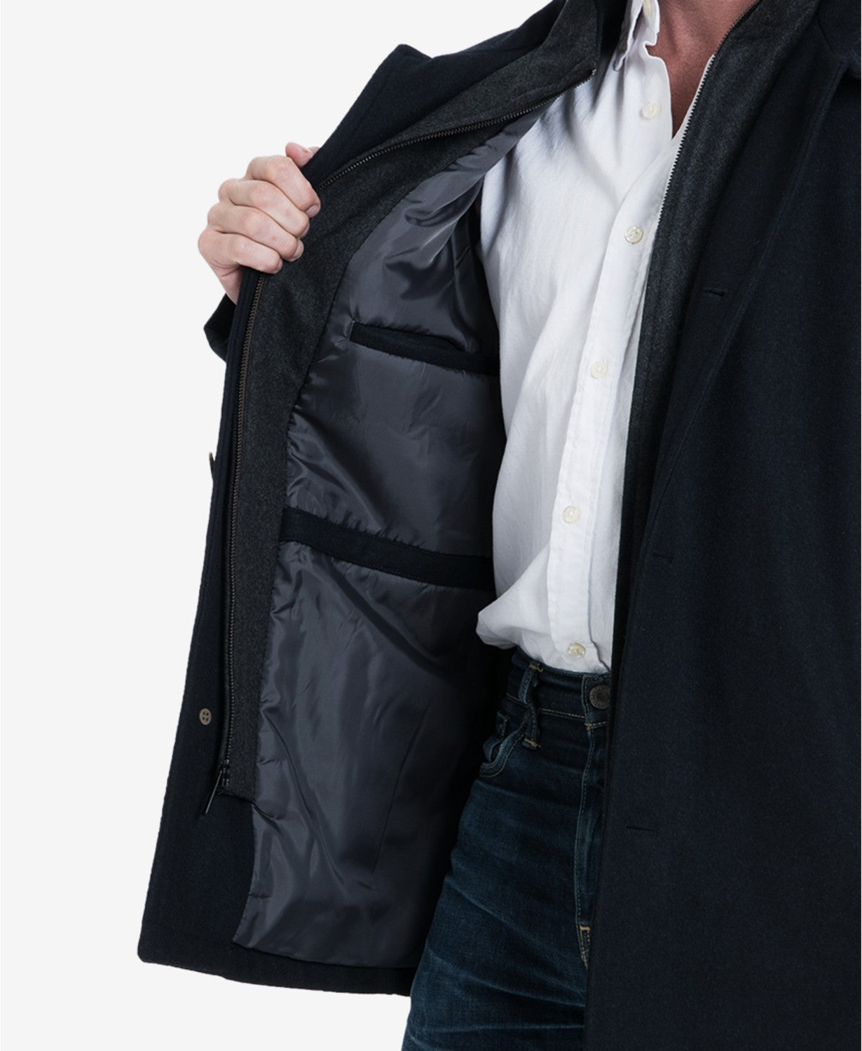 London Fog Masculino Preto Tamanho P