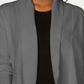 Karen Scott Cardigan Feminino Frente Aberta Cinza Tamanho Grande
