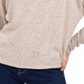 Gypsies &amp; Moondust Junior's Cozy Funnel Neck Top Rosa Tamanho X-S