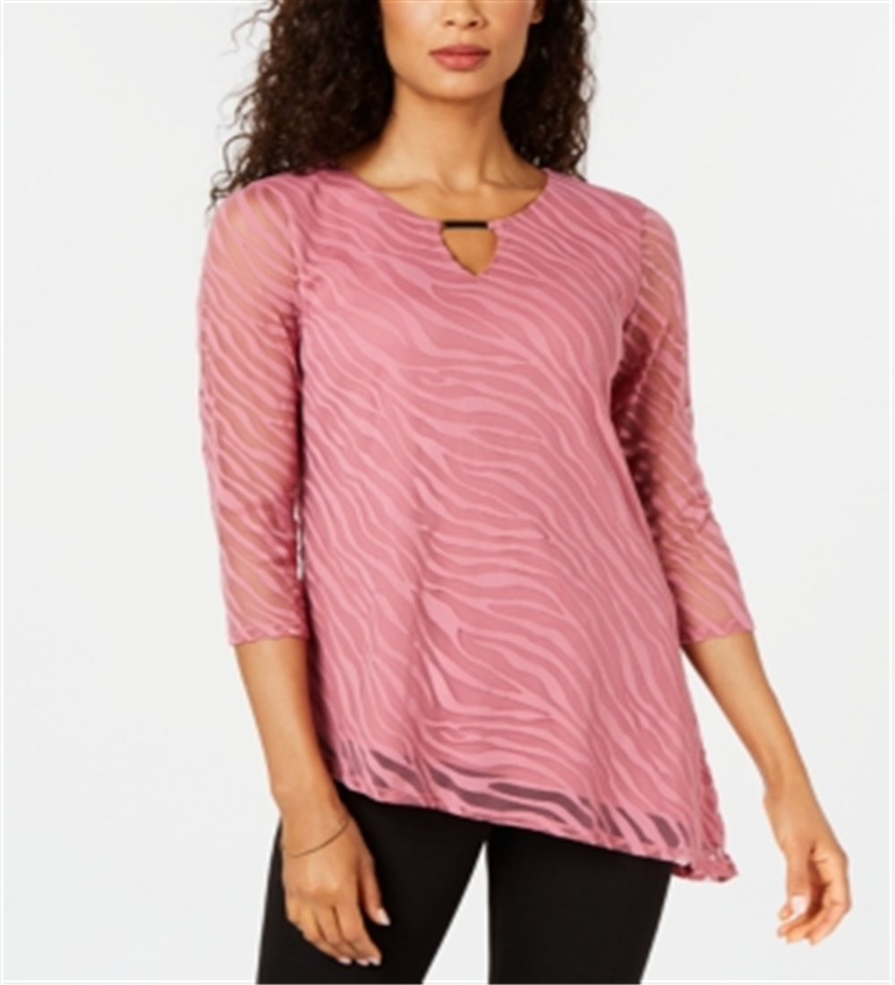 Blusa feminina estampa animal burnout da coleção JM, azul, tamanho pequeno GG