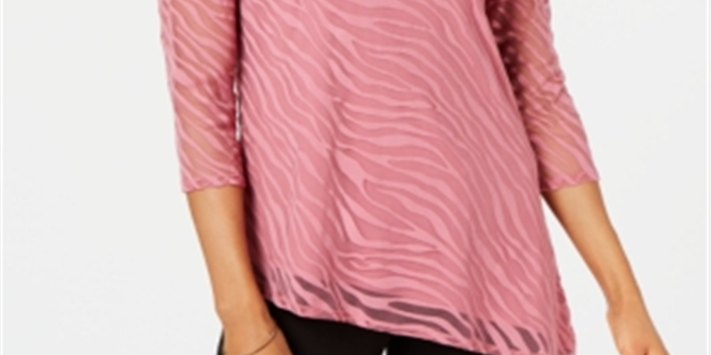 Blusa feminina estampa animal burnout da coleção JM, azul, tamanho pequeno GG