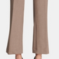 Calça feminina Calvin Klein com zíper e bolsos para usar no trabalho, perna reta, marrom, tamanho 8, pequena